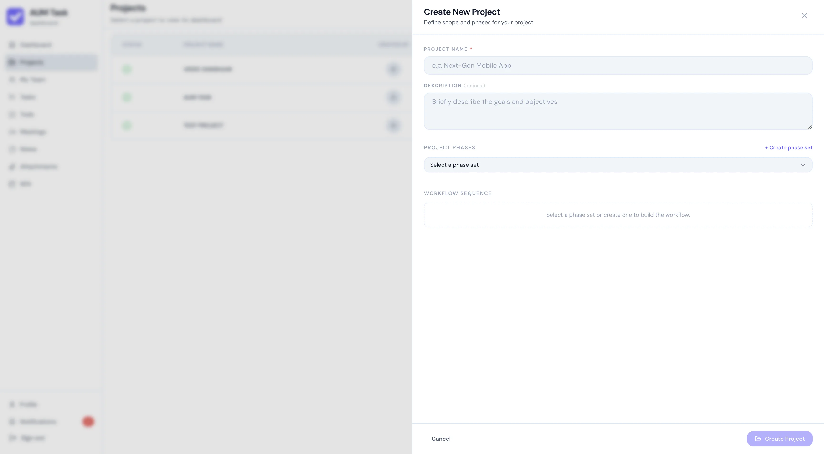AUM Task Project Milestones Overview